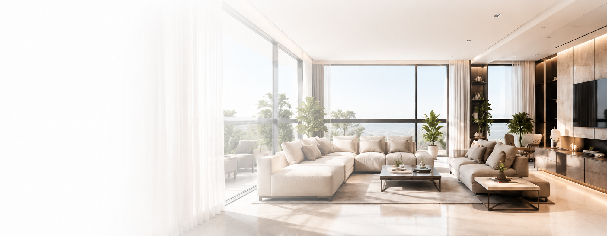 Sala de estar luxuosa